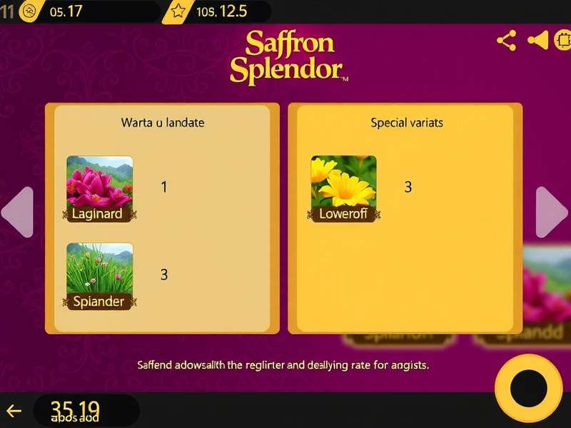 Saffron Splendor Game Screenshot